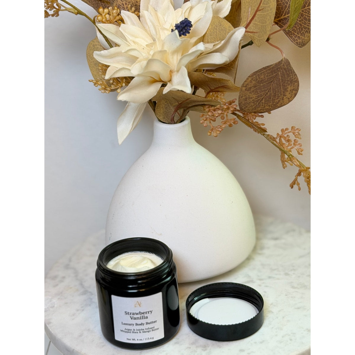 Strawberry Vanilla Whipped Body Butter 4oz