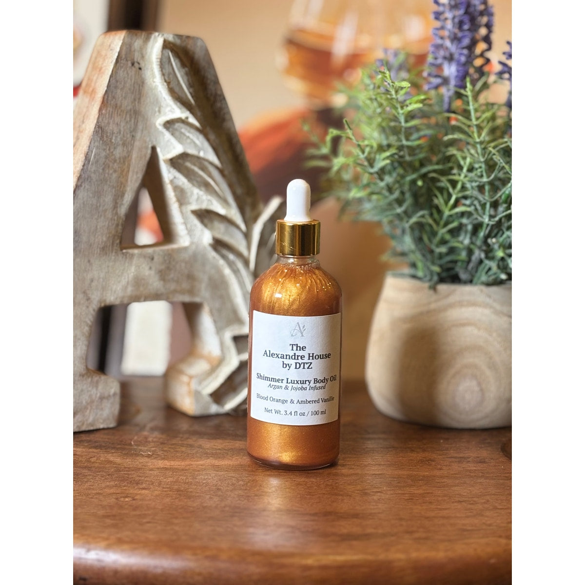 Luxury Shimmer Body Oil - Blood Orange & Ambered Vanille