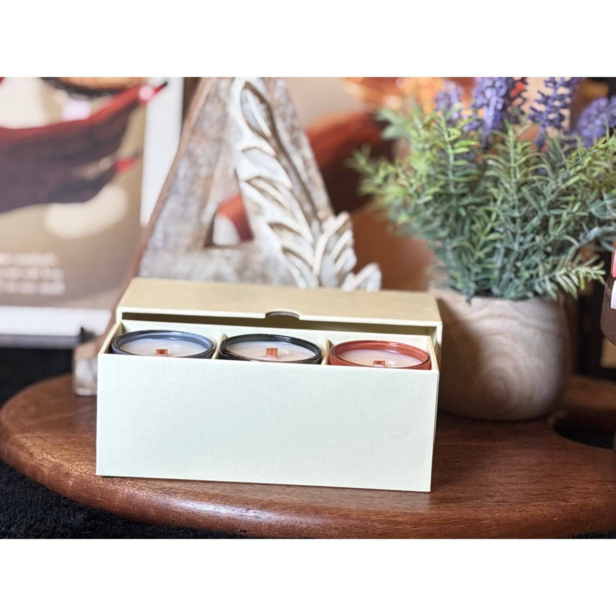 Signature Candle Discovery Box — A curated set of clean luxury scents to explore and gift