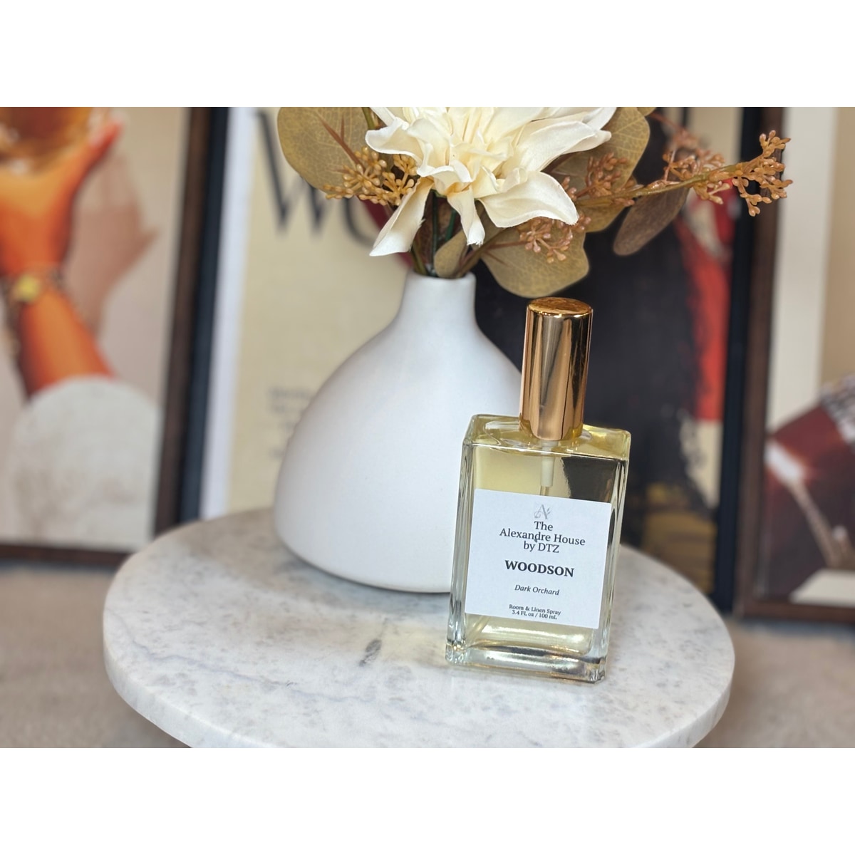 Dark Orchard | Room & Linen Spray (3.4 oz) — A rich, exotic spray that adds warmth to any space