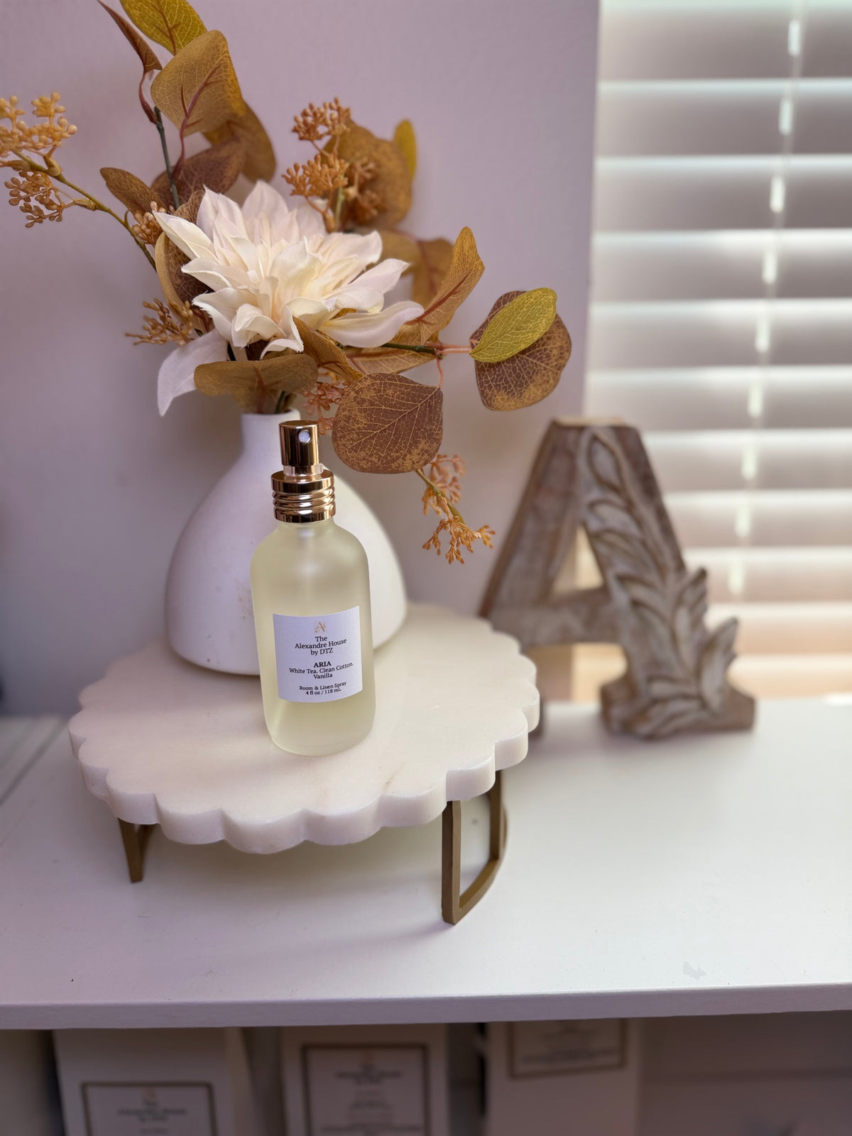 Aria | White Tea & Clean cotton Luxury Room & Linen Spray