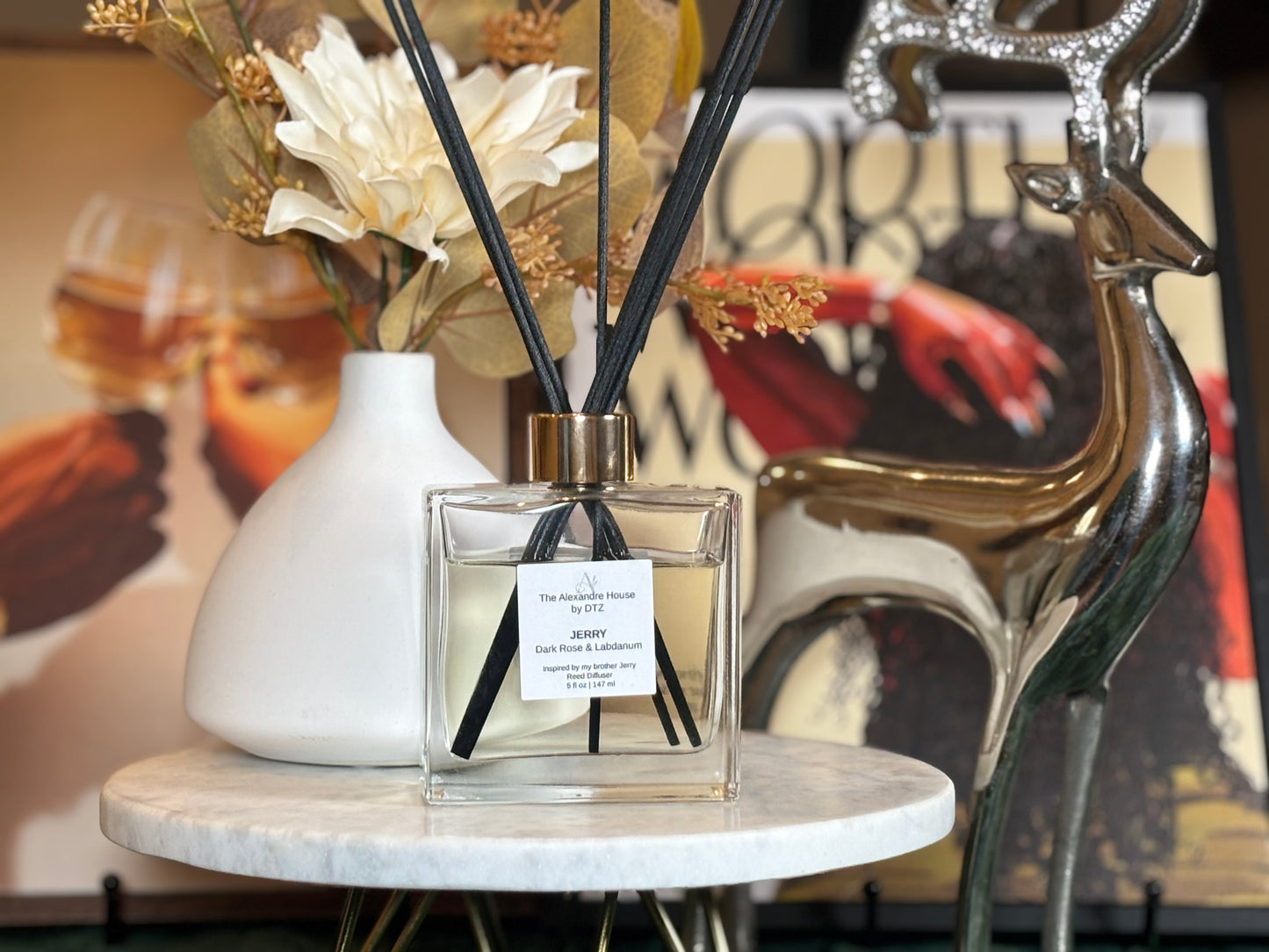 Jerry | Dark Rose & Labdanum Reed diffuser 5 oz