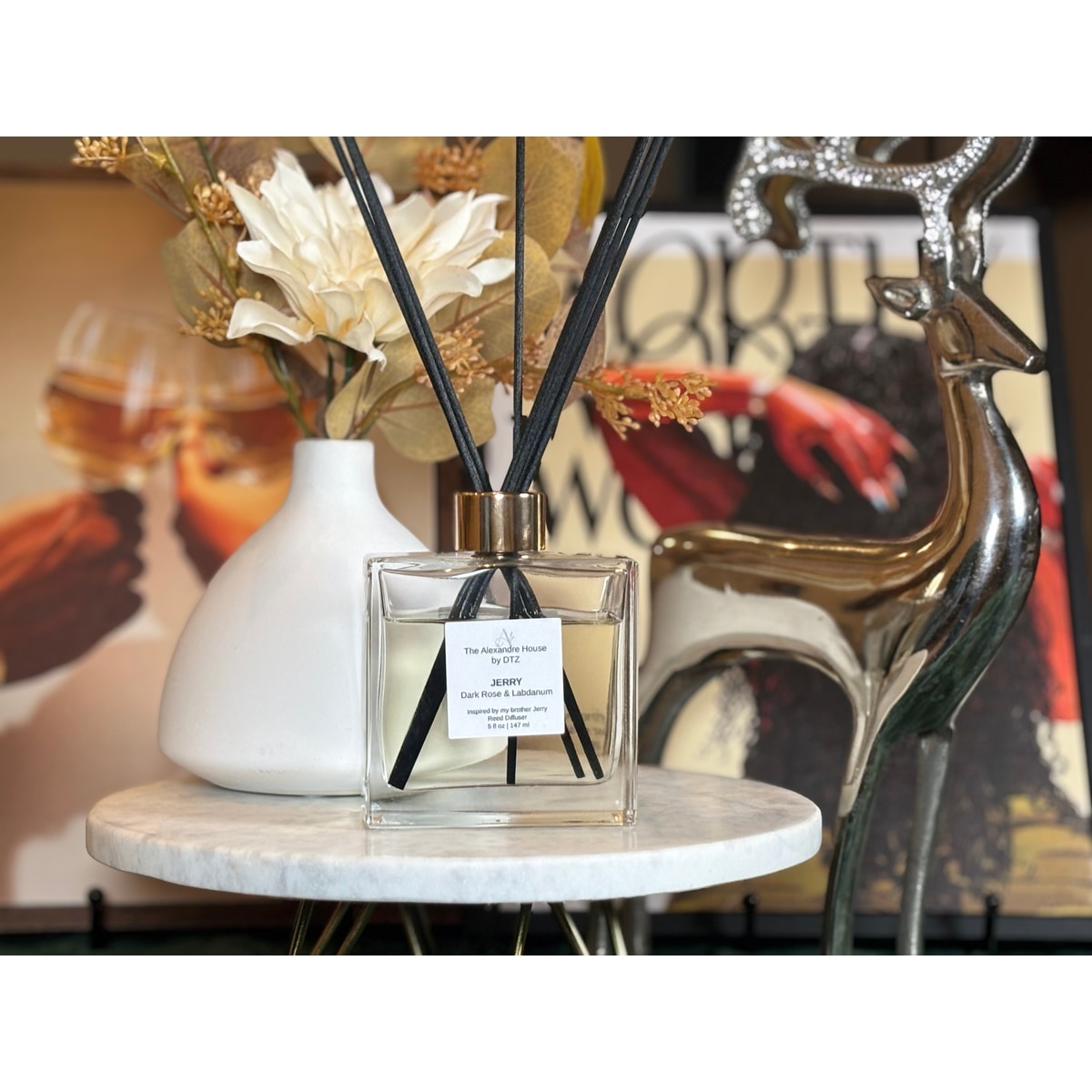 Jerry | Dark Rose & Labdanum Reed diffuser 5 oz