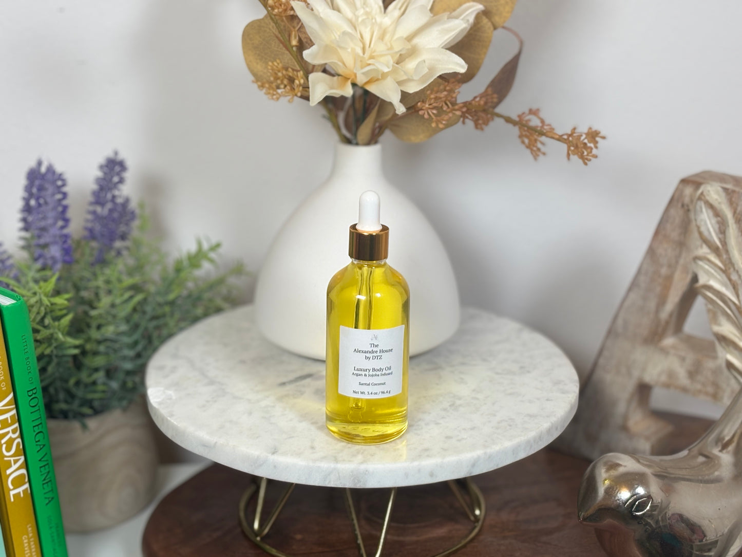 Torri 2.0 | Vanilla Cashmere Body Oil ( 3.4 oz) lightweight luxury oil, available in shimmer or non shimmer