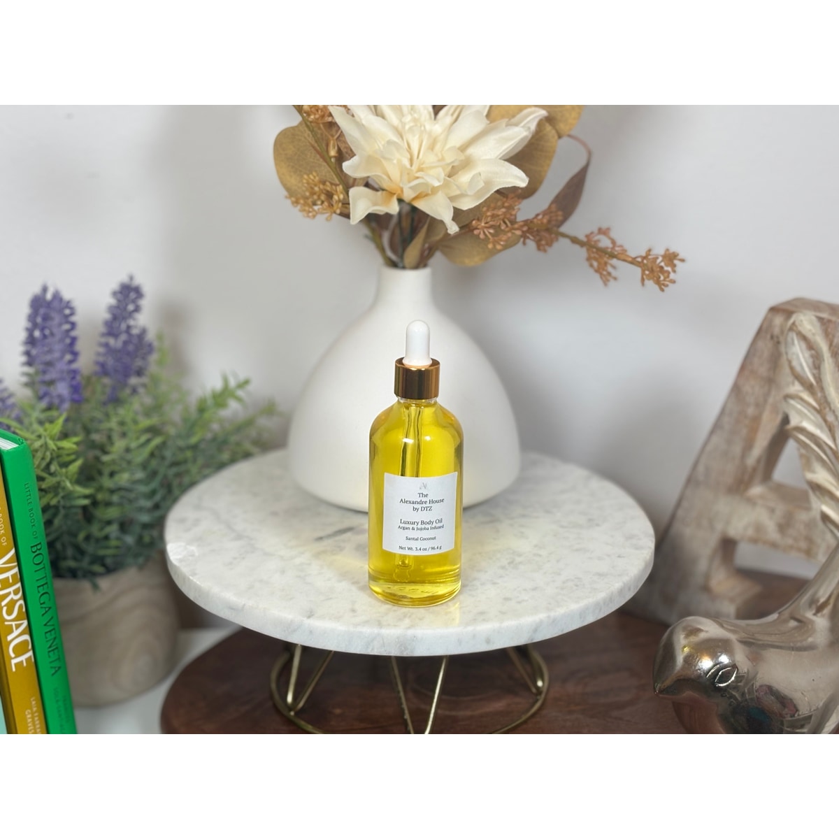 Vanilla Cashmere | Luxury Body Oil ( 3.4 oz) lightweight luxury oil, available in shimmer or non shimmer