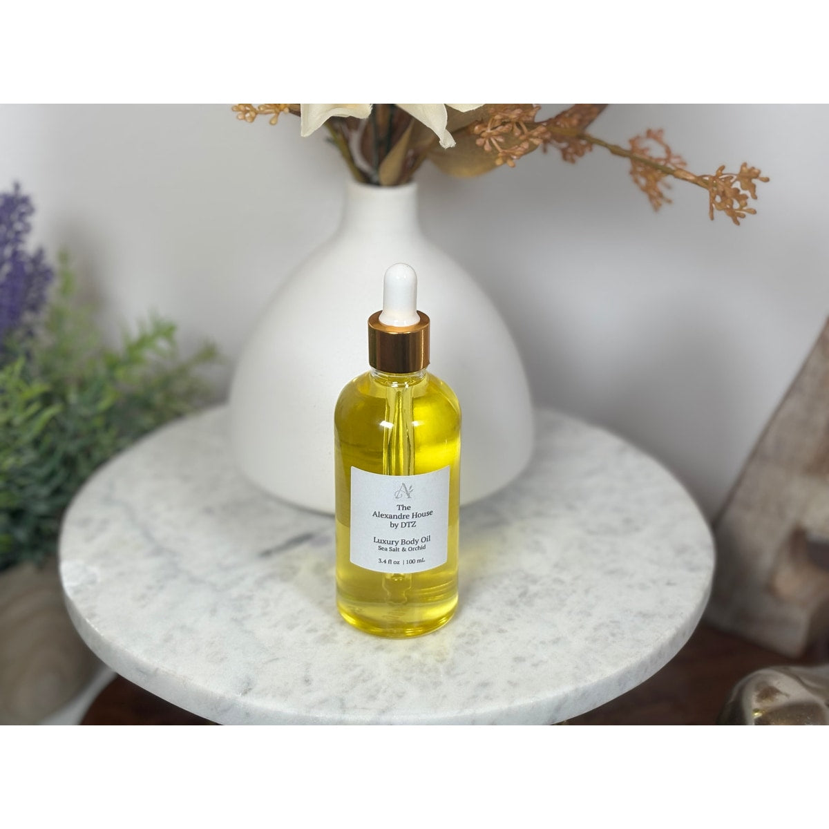 Island Cashmere | Luxury Body Oil (3.4 oz) - lightweight luxury oil, available in shimmer or non shimmer