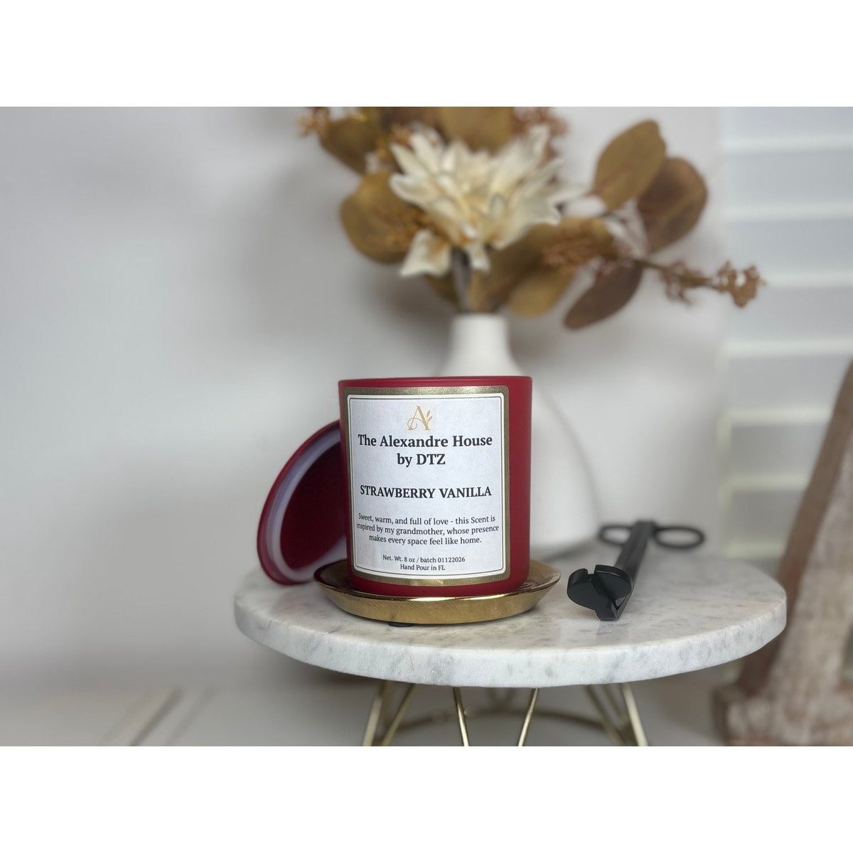 Strawberry Vanilla | 8 oz Signature Candle