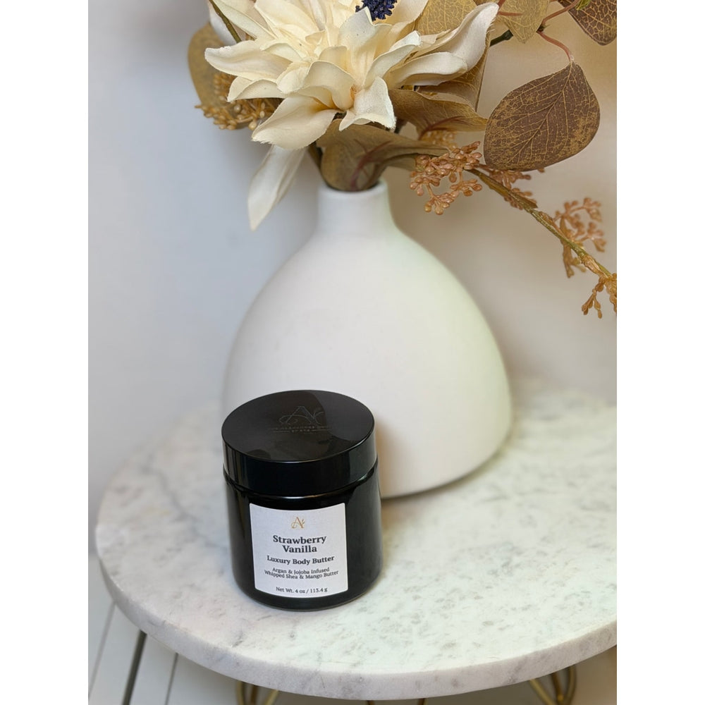 Strawberry Vanilla Whipped Body Butter 4oz