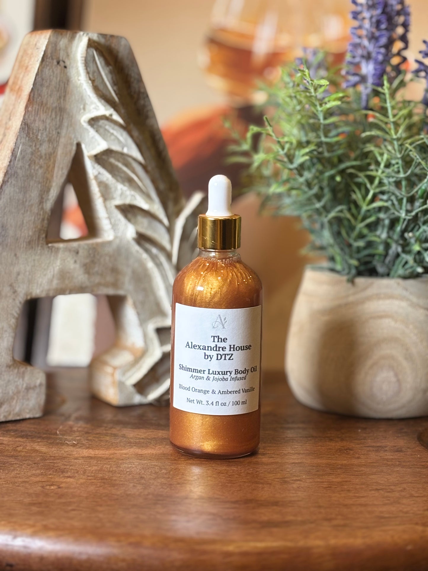 Luxury Shimmer Body Oil - Blood Orange & Ambered Vanille