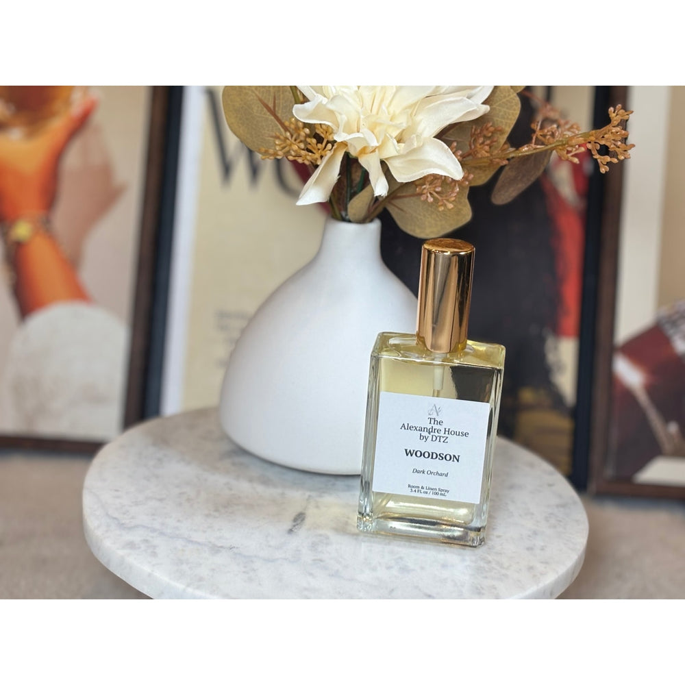 Dark Orchard | Room & Linen Spray (3.4 oz) — A rich, exotic spray that adds warmth to any space