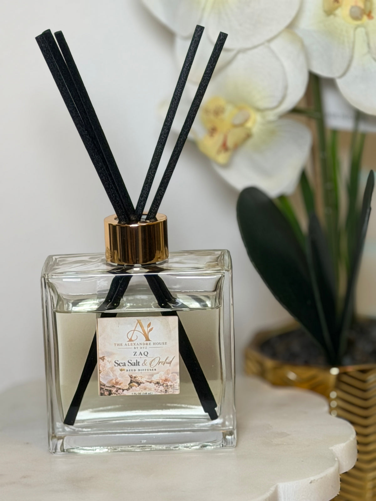 ZAQ — Sea Salt & Orchid Reed Diffuser