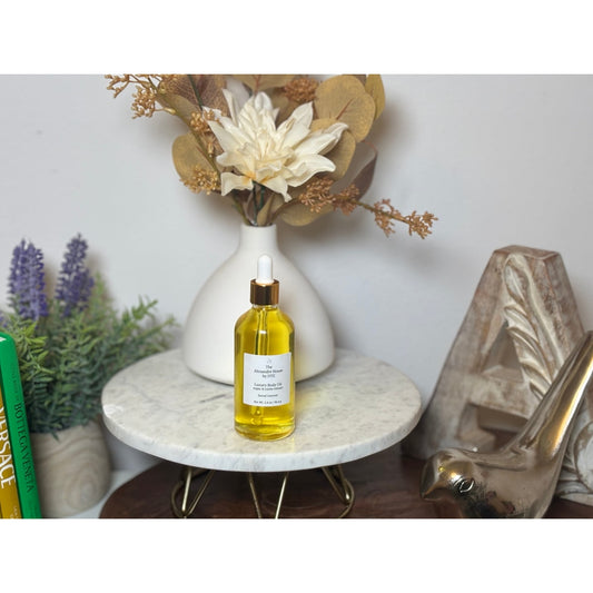 Torri |  Ambered Vanille  Body Oil (3.4 oz) — Velvety luxury oil, shimmer or non-shimmer for a golden glow.